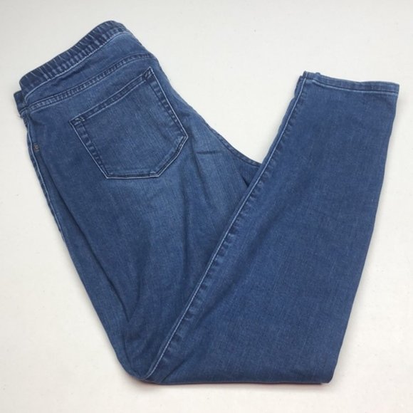 COMFORT LIZ CLAIBORNE CLASSIC DENIM JEGGINGS  SZ M 🦋 - Picture 5 of 9